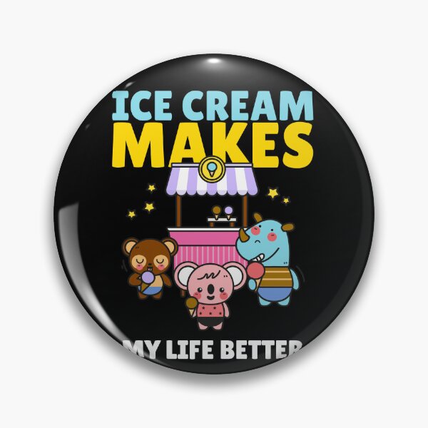Item preview, Ice Cream Makes My Life Better designed and sold by TeeTimeStories.
