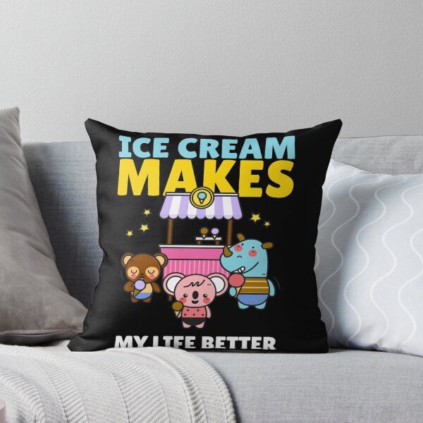 Item preview, Ice Cream Makes My Life Better designed and sold by TeeTimeStories.