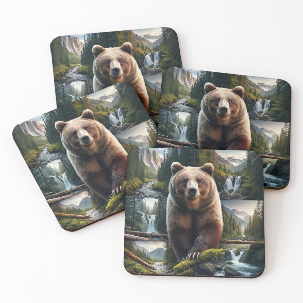 Item preview, Majestic Wilderness Bear designed and sold by Jolly-Drawings.