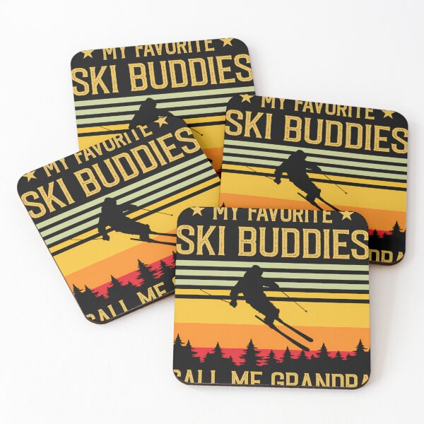 Item preview, My Favorite Ski Buddies Call Me Grandpa Funny Ski Grandpa Gift designed and sold by TheoAttinger.