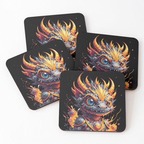 Item preview, Enjoying Music by the Fire - Cyberpunk Dragon  designed and sold by BNCH44.