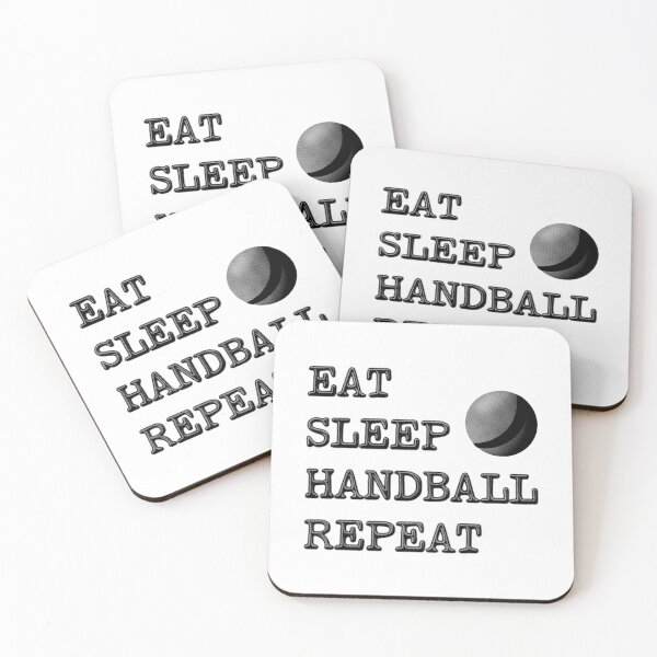 Item preview, Eat Sleep Handball Repeat designed and sold by stressedrodent.