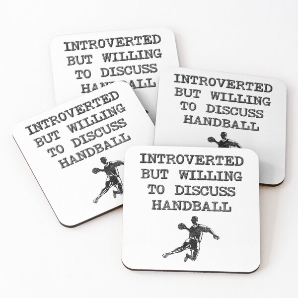 Item preview, Introverted But Willing To Discuss Handball designed and sold by stressedrodent.