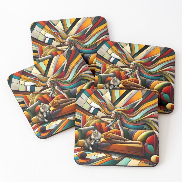 Item preview, Abstract repose designed and sold by Vibranta Studio.