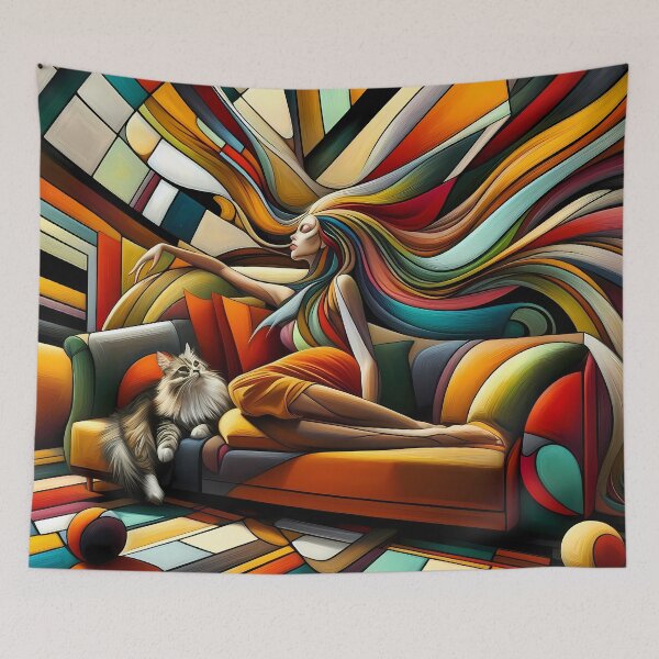 Item preview, Abstract repose designed and sold by Vibranta Studio.