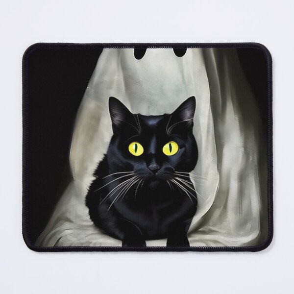 Item preview, Black Cat Sitting on Ghost designed and sold by SameeraDammeyer.