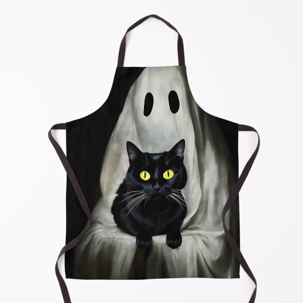 Item preview, Black Cat Sitting on Ghost designed and sold by SameeraDammeyer.