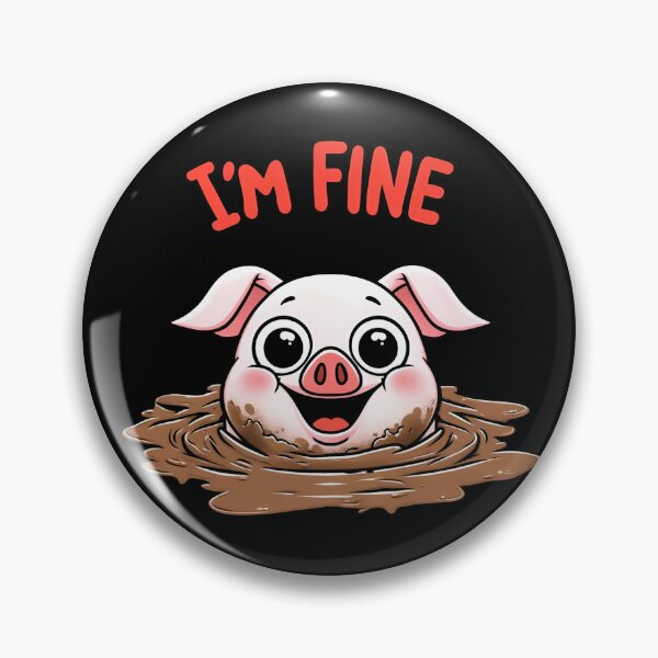 Item preview, Happy pig is bathing in mud designed and sold by VibeStyleShop.