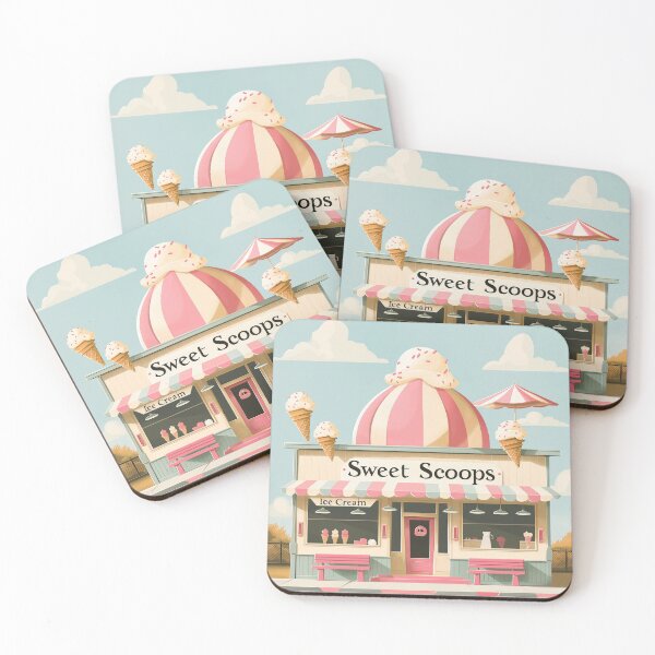 Item preview, Sweet Scoops Ice Cream Parlor designed and sold by BanFahSai.