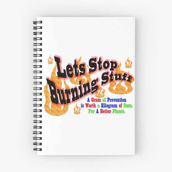 Item preview, The Message,  Lets Stop Burning Stuff,  A Gram of Prevention.. designed and sold by 4ABetterPlanet.