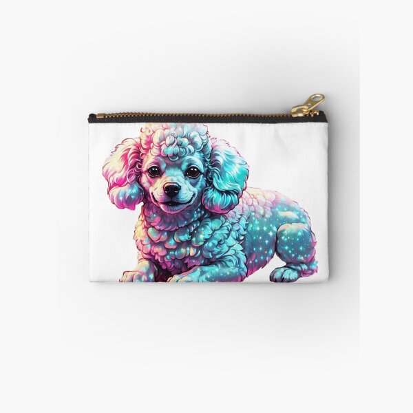 Item preview, Cute fluffy mini poodle dog  designed and sold by LevCreates.