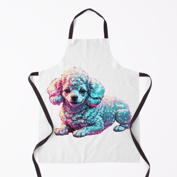 Item preview, Cute fluffy mini poodle dog designed and sold by LevCreates.