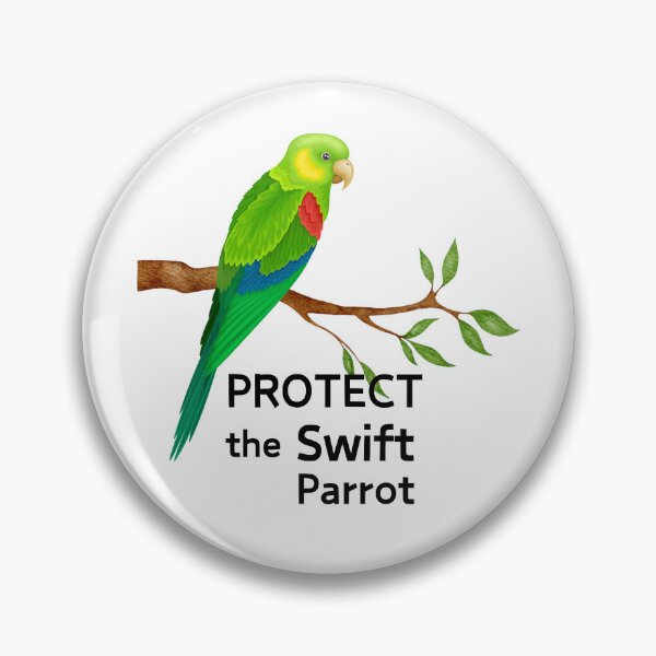 Item preview, Protect the Swift Parrot designed and sold by musthavewords.