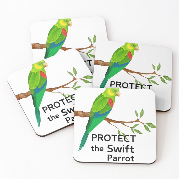 Item preview, Protect the Swift Parrot designed and sold by musthavewords.