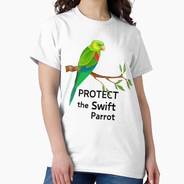 Item preview, Protect the Swift Parrot designed and sold by musthavewords.