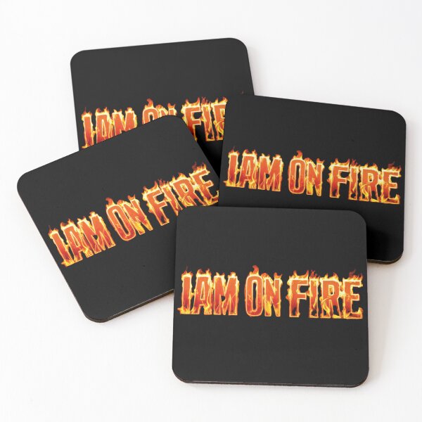 Item preview, I Am On Fire Motivational Phrase designed and sold by Zwembad Vergelijker.