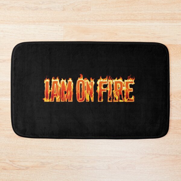 Item preview, I Am On Fire Motivational Phrase designed and sold by Zwembad Vergelijker.