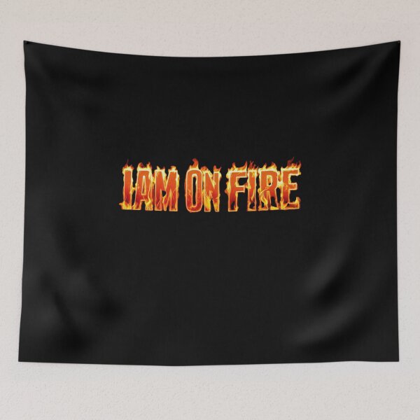Item preview, I Am On Fire Motivational Phrase designed and sold by Zwembad Vergelijker.