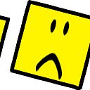 Roblox Oof Sad Face Sticker By Hypetype Redbubble - roblox oof sad face mug by hypetype redbubble