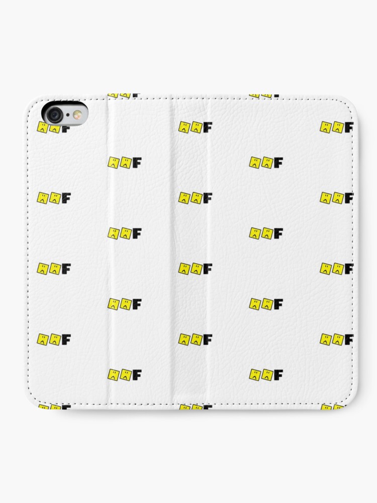 Roblox Oof Sad Face Iphone Wallet By Hypetype Redbubble - sad oof roblox