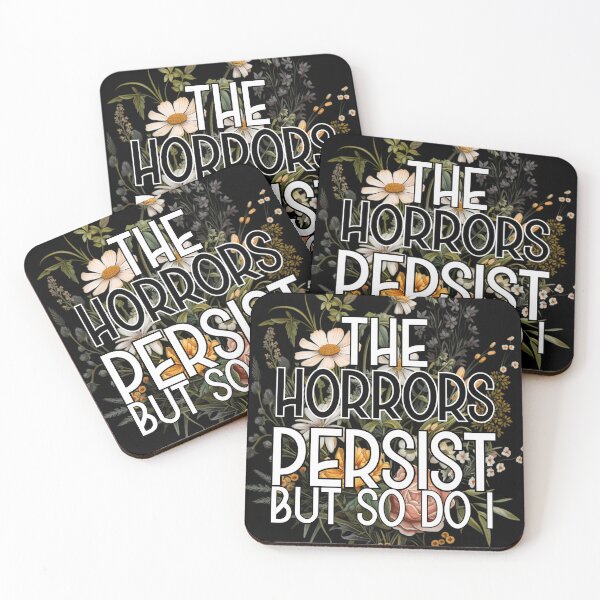 Item preview, The Horrors Persist But So Do I Humor Flower designed and sold by JaakkoPietikain.