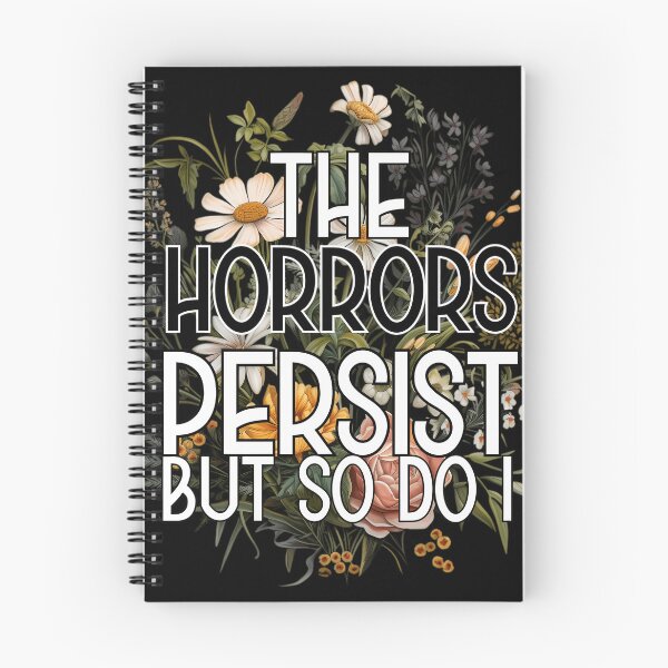 Item preview, The Horrors Persist But So Do I Humor Flower designed and sold by JaakkoPietikain.
