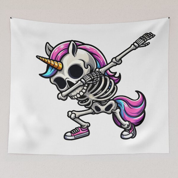 Item preview, Unicorn Skeleton Dabbing designed and sold by Designowner.