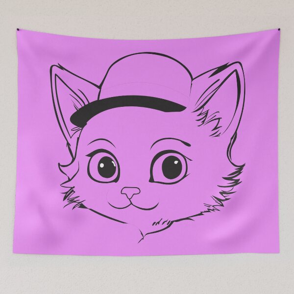 Item preview, Kitten Head Shot - Line Art designed and sold by lawsonlee.