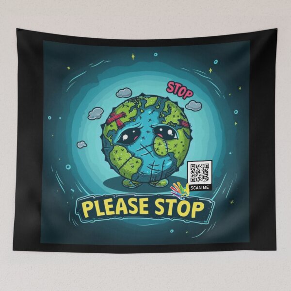 Item preview, Planet Earth's Cry: Please Stop designed and sold by PurpleMoss.