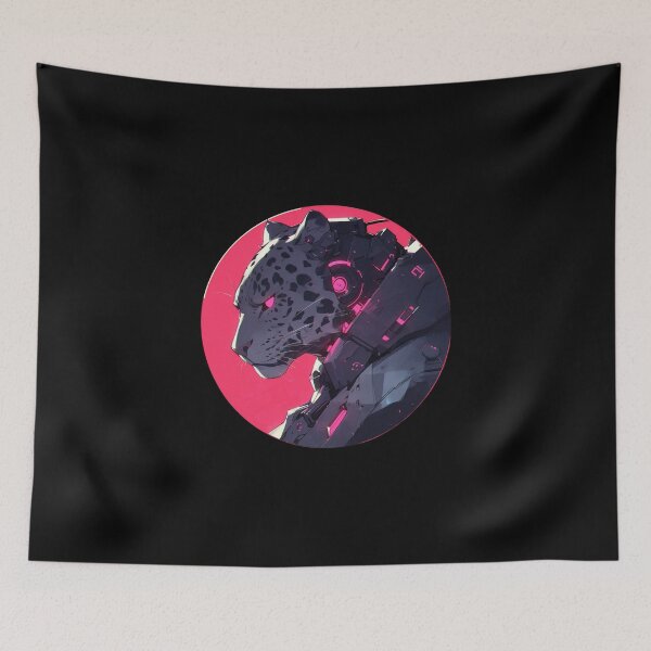 Item preview, Cyber Black Jaguar // Black Jaguar // Cool Animal // Cyber Animal // Future Animal Art // Animal Warrior // Animal Cute Art // Gaming Aesthetic stickers designed and sold by SMARTKIT  DESIGNAGENCY.