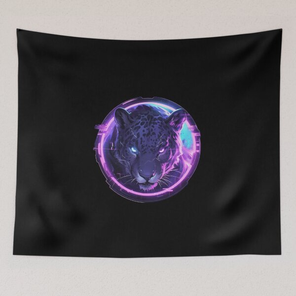 Item preview, Cyber Black Jaguar // Black Jaguar // Cool Animal // Cyber Animal // Future Animal Art // Animal Warrior // Animal Cute Art // Gaming Aesthetic stickers designed and sold by SMARTKIT  DESIGNAGENCY.