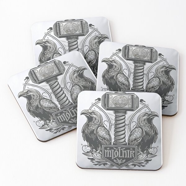 Item preview, Copy of Thor Hammer Mjölnir z Odin Ravens Hugin i Munin designed and sold by Zibis09.
