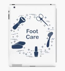 Tools for pedicure. Personal care. iPad Case/Skin