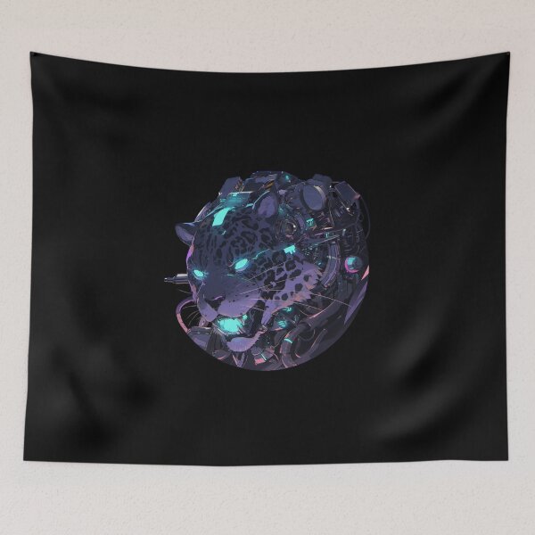 Item preview, Cyber Black Jaguar // Black Jaguar // Cool Animal // Cyber Animal // Future Animal Art // Animal Warrior // Animal Cute Art // Gaming Aesthetic stickers designed and sold by SMARTKIT  DESIGNAGENCY.