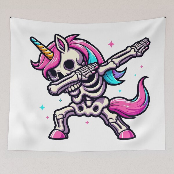 Item preview, Unicorn Skeleton Dabbing designed and sold by Designowner.