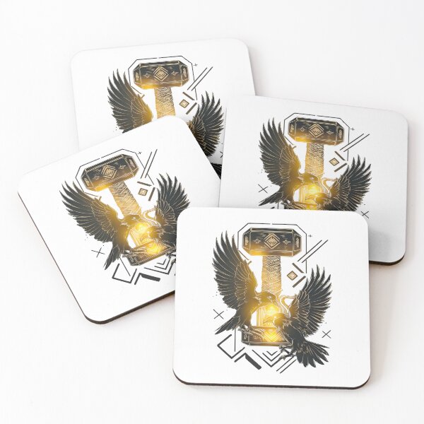 Item preview, Thor Hammer Mjölnir z Odin Ravens Hugin i Munin designed and sold by Zibis09.