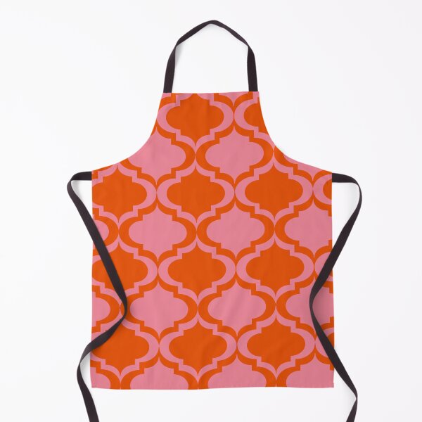 Item preview, Pink and Orange Moroccan Tile Trellis Pattern  designed and sold by Yasminepatterns .