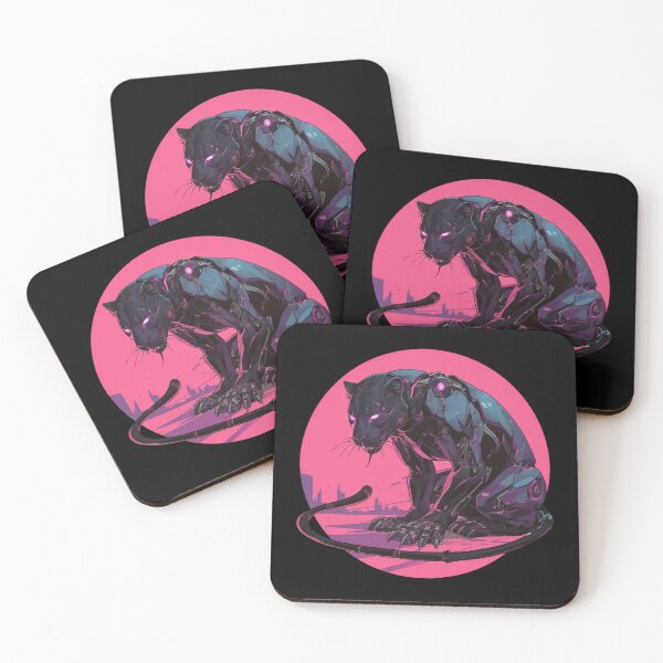 Item preview, Cyber Black Jaguar // Black Jaguar // Cool Animal // Cyber Animal // Future Animal Art // Animal Warrior // Animal Cute Art // Gaming Aesthetic stickers designed and sold by SMARTKIT  DESIGNAGENCY.