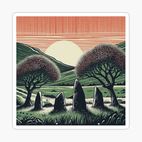 Item preview, Stone circle designed and sold by morwenna-.