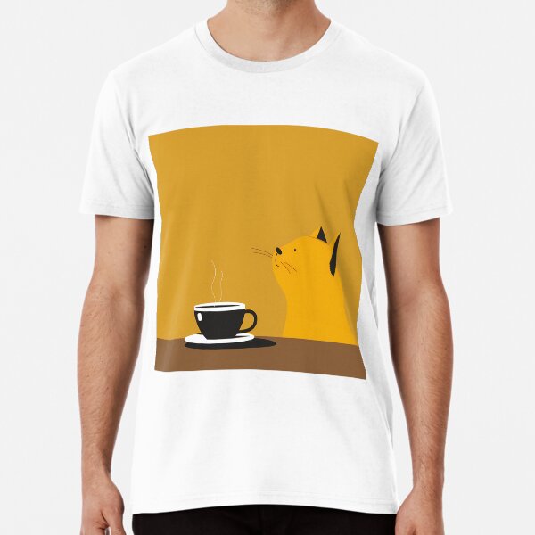 Item preview, Cat and Coffee designed and sold by sakurashorty.