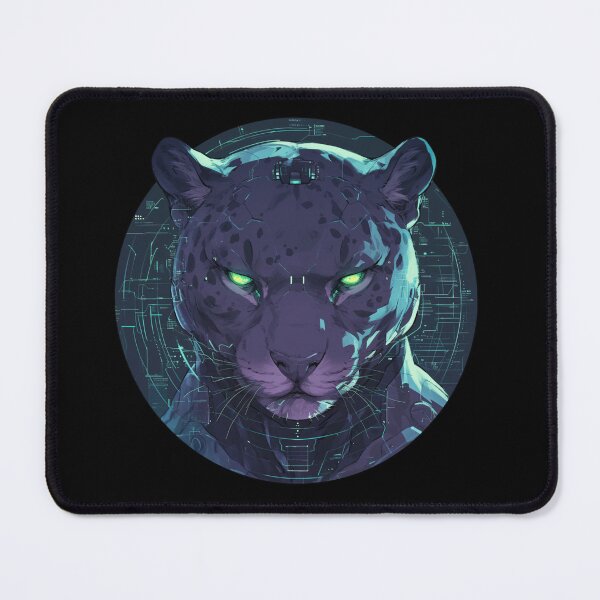 Item preview, Cyber Black Jaguar // Black Jaguar // Cool Animal // Cyber Animal // Future Animal Art // Animal Warrior // Animal Cute Art // Gaming Aesthetic stickers designed and sold by SMARTKIT DESIGNAGENCY.