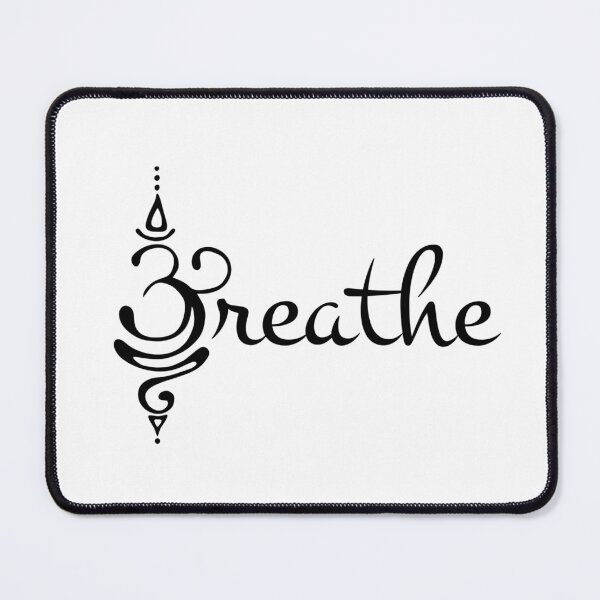 Item preview, Breathe with Sanskrit Symbol designed and sold by AuthenticYou.