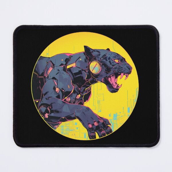 Item preview, Cyber Black Jaguar // Black Jaguar // Cool Animal // Cyber Animal // Future Animal Art // Animal Warrior // Animal Cute Art // Gaming Aesthetic stickers designed and sold by SMARTKIT DESIGNAGENCY.