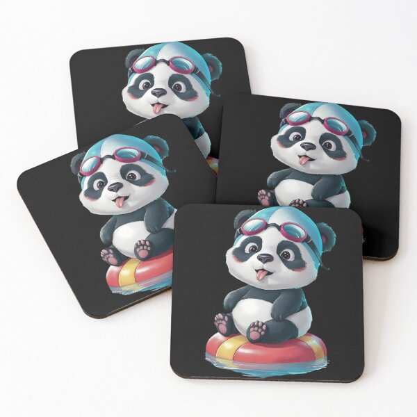 Item preview, Panda on Swim Ring Fun designed and sold by Zwembad Vergelijker.