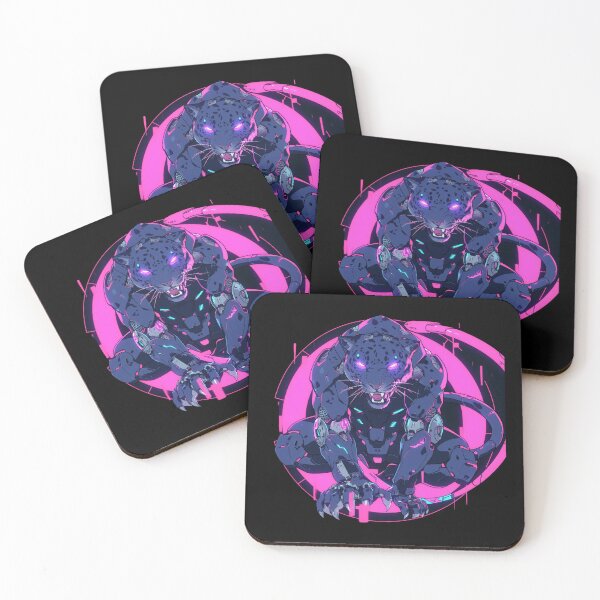 Item preview, Cyber Black Jaguar // Black Jaguar // Cool Animal // Cyber Animal // Future Animal Art // Animal Warrior // Animal Cute Art // Gaming Aesthetic stickers designed and sold by SMARTKIT  DESIGNAGENCY.
