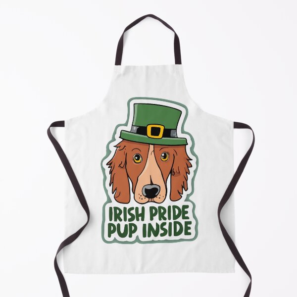 Item preview, Irish Pride Setter Cartoon with Green Top Hat designed and sold by NiftyWrx.