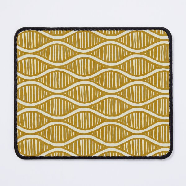 Item preview, Ochre Yellow Waves designed and sold by marialindemann.