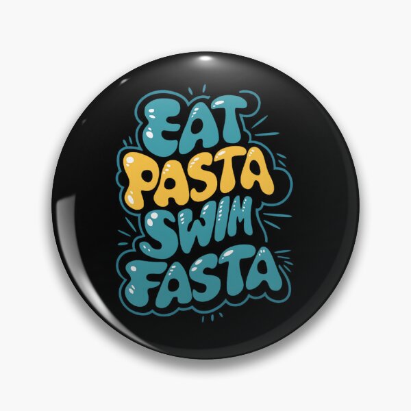 Item preview, Swim Faster with Pasta Power designed and sold by Zwembad Vergelijker.