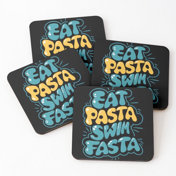 Item preview, Swim Faster with Pasta Power designed and sold by Zwembad Vergelijker.