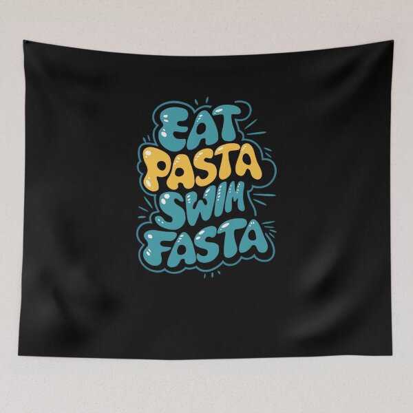 Item preview, Swim Faster with Pasta Power designed and sold by Zwembad Vergelijker.